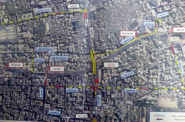 تحويلات مرورية بمناسبة إزالة كوبرى الحلمية وتنفيذ كوبرى جديد