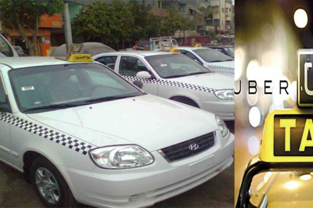 جمعية سائقي التاكسي الابيض ترفض ادراج خدمة التاكسي في أوبر