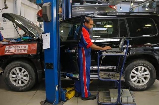 حملة صيانة وخصومات على صيانة سيارات تويوتا بمصر