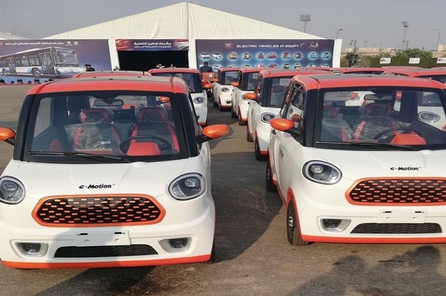 سيارات E-motion تظهر للمرة الثانية في معرض بمصر