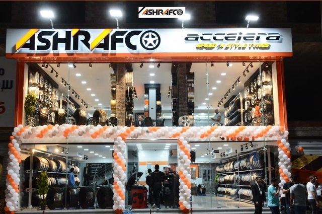 افتتاح فرع جديد لأشرفكو وكيل اطارات اكسليرا في مصر