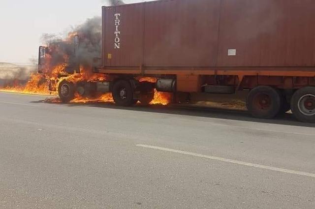 لا صحة لاشتعال سيارة نقل اليوم . . وحريق في أتوبيس وتاكسي