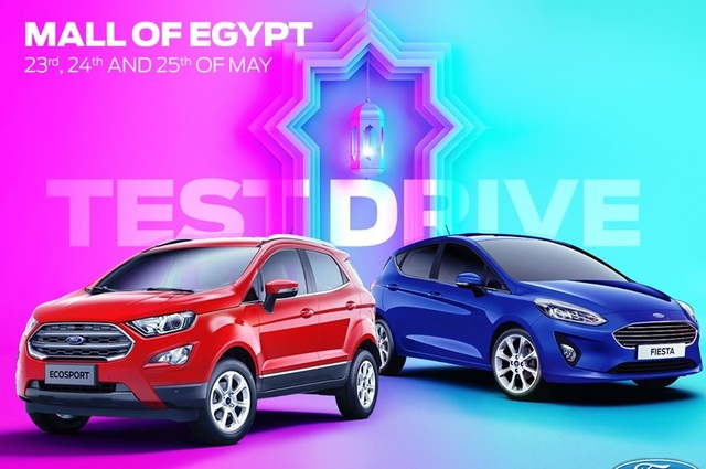 فورد تعرض فيستا وايكوسبورت في مول مصر في 23 مايو