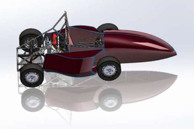 طلاب جامعة جنوب الوادي يصممون سيارة فورميلا 1 قريبة من السيارات العالمية