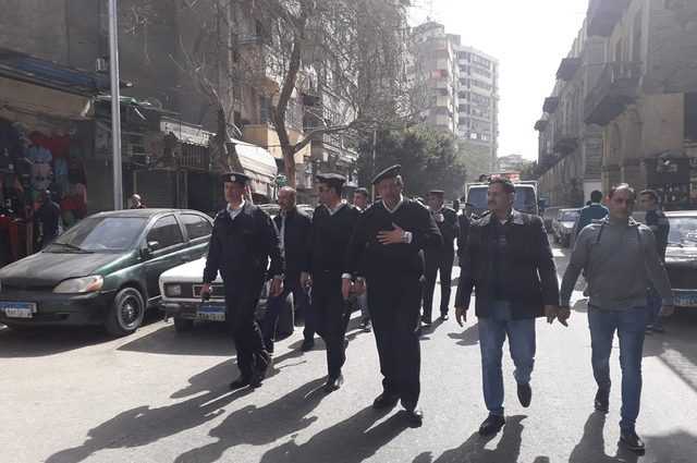 حملة مرورية على ميدان الاسعاف والفجالة والسبتية والأوتوستراد