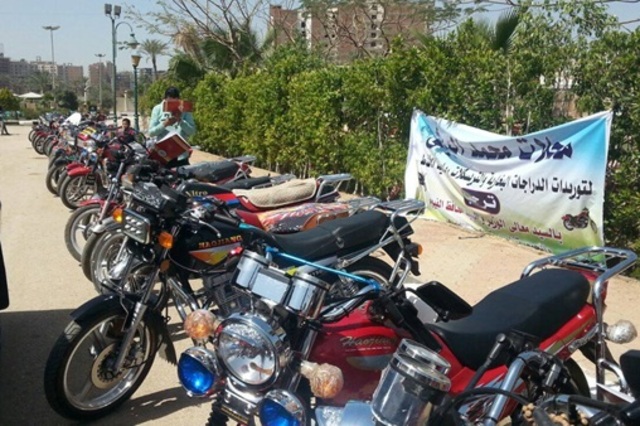 ضبط 60 سيارة مخالفة للانبعاثات ومشروع احلال للدراجات النارية 