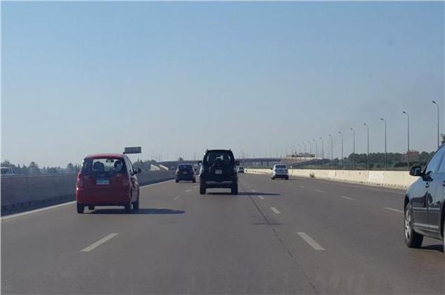 اغلاق جزئي لطريق مصر اسكندرية الصحراوي يومين بسبب تركيب كوبري مشاة