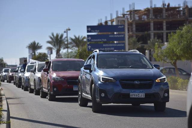 بالصور : تجمع سيارات سوبارو ومهارات الطرق الوعرة في تجمع مميز