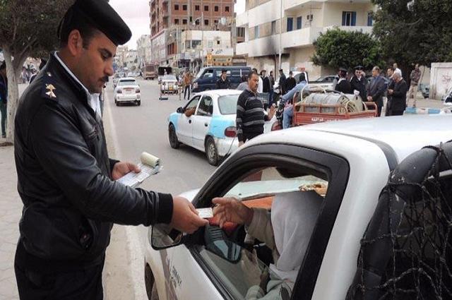 أكثر من 4000 مخالفة مرور في حملة في الجيزة 