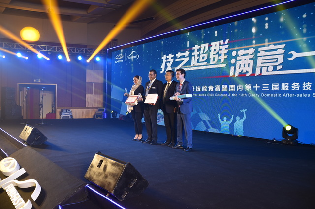 فوز فريق جي بي غبور أوتو في مسابقة المهارات التي تنظمها شركة شيري العالمية