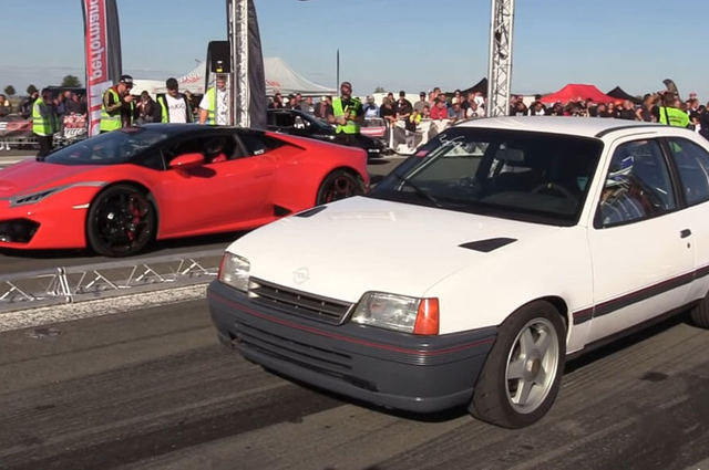 لملاك أوبل كاديت في مصر . . شاهدوا هذا التحدي مع لامبورجيني هوراكان