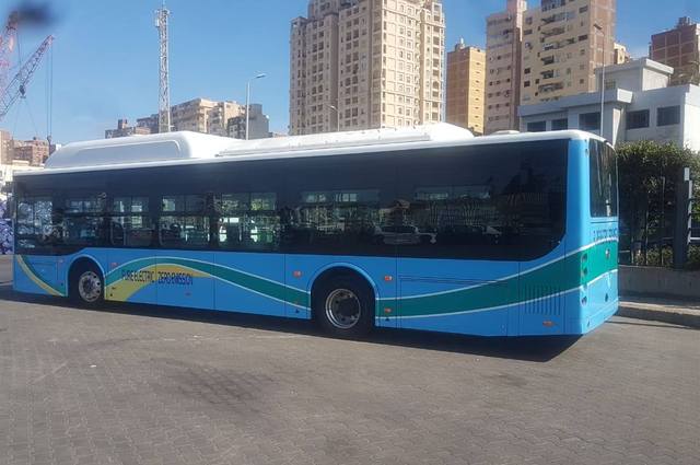 أول أتوبيس كهربائي يصل الي مصر بالفعل من بي واي دي