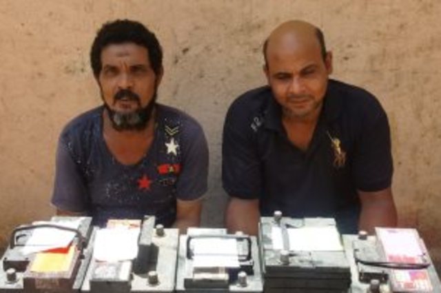 سقوط عصابة سرقة بطاريات السيارات في مصر القديمة 