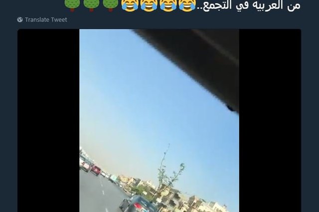 فيديو: ميدو ينشر مقطع لسيارة يخرج منها شجرة في التجمع