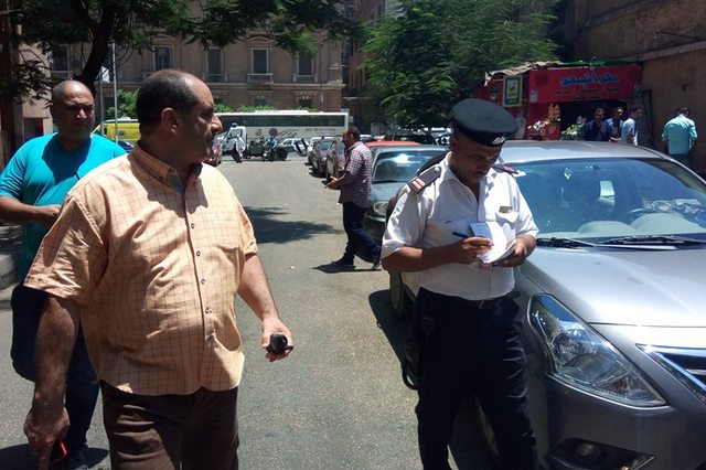 حملة مرورية في وسسط البلد تضبط 40 سيارة مخالفة 