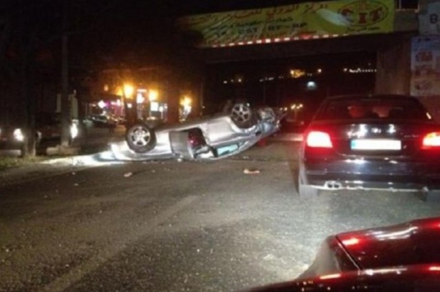 اصطدام 4 سيارات فوق كوبري أكتوبر يؤدي لزحام خانق