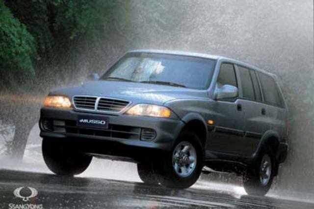 سانج يونج موسو 2006 قدمت في مصر بمحرك 2900 سي سي ديزل بقوة 137 حصان