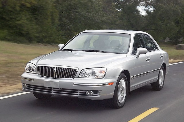 هيونداي XG . . سيارة كورية غير مألوفة في مصر قدمت في 2004  