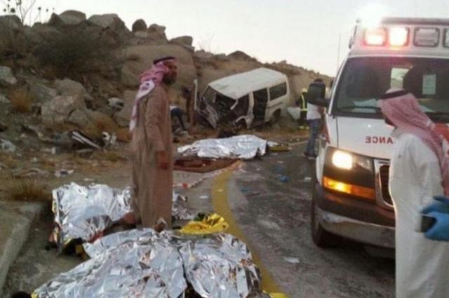 وفاة 3 مصريين في انقلاب سيارة في السعودية 