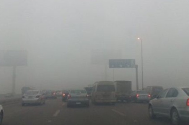 عودة الحركة لطريق السويس وأسيوط الغربي بعد انتهاء الشبورة