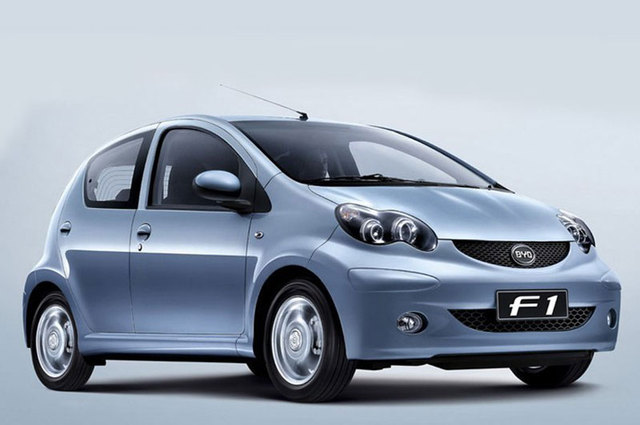 BYD F1 الهاتشباك الصغيرة سيارة بمحرك 1000 سي سي بقوة 67 حصان