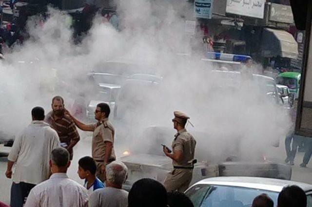 خاص هتلاقي : حادث غريب على دائري مسطرد وسائق يشعل سيارته بسبب مخالفة