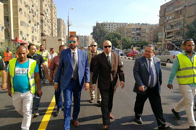 انتهاء تطوير محور النصر بالنزهة في الاسبوع القادم ورجل أعمال يتبرع بمليون جنيه