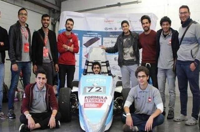 فريق مصرى يحصد المركز ١٢ بمسابقة تصميم السيارات بإنجلترا