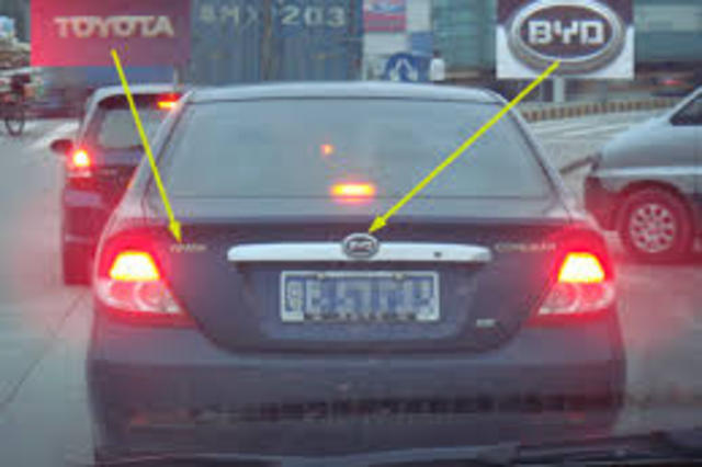 مفاجأة :  "BYD F3" ليست إلا نسخة من تويوتا كورولا 2005 