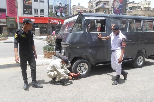حملة مرورية علي شارع شبرا وحادث علي المحور