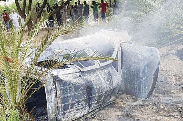 مصري يتعرض للموت حرقاً في سيارته بالكويت بعد حادث تصادم