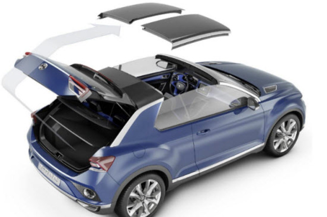 فولكس فاجن T-ROC 2018 العصرية بسقف قابل للطى