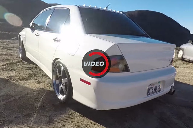 فيديو : ميتسوبيشي ايفوليوشن بقوة 650 حصان . . مثل لكمة في الوجه 