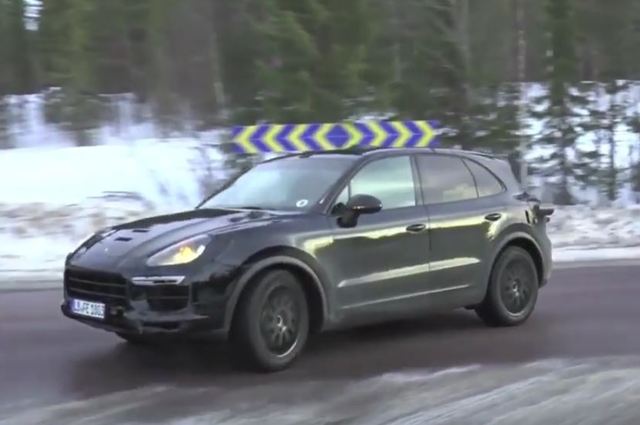 بورشه كايين 2018 تخرج في صور تجسسية بمحرك بقوة 680 حصان