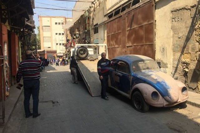 رفع سيارات قديمة من شوارع القاهرة وحملة علي مناطق روض الفرج والموسكي