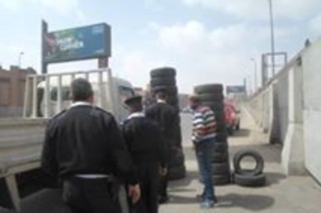 حملة علي الطريق الدائري في مصر القديمة وتطهير لميادين بن الحكم والحلمية