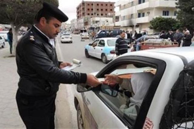 انقلاب نقل يؤدي لزحام علي الدائري وضبط أكثر من 38 ألف مخالفة في يوم