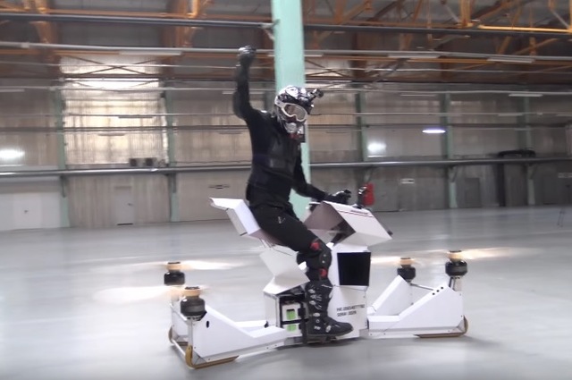 فيديو : الدراجات الحوامة . . مستقبل الطيران الشخصي المستقل !!