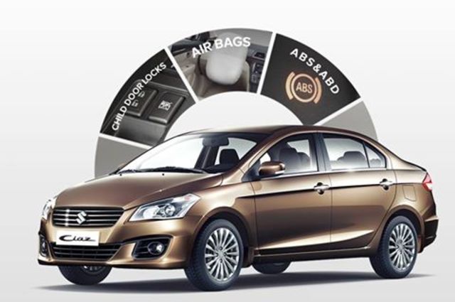 سوزوكي سياز . . سيارة عائلية بعناصر أمان عديدة وسعر يبدأ من 200 ألف جنيه تقريباً