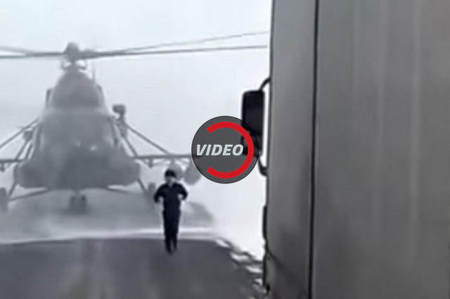 فيديو : فقط في كازاخستان . . تهبط الطائرات العسكرية لتسأل عن الطريق !!