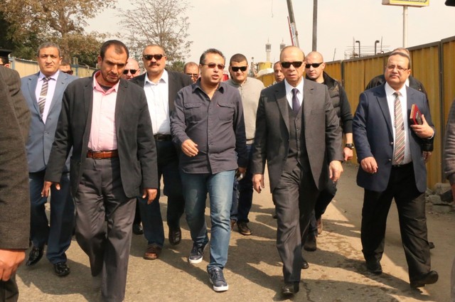 محور روض الفرج يشهد زيارة جديدة من محافظ القاهرة لمتابعة أعماله