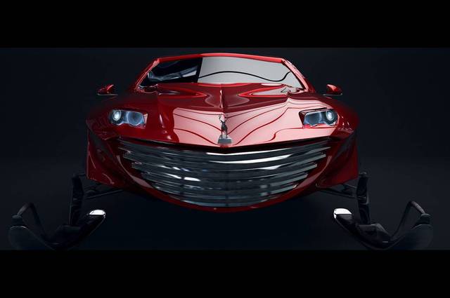 فيديو : زلاجة بابا نويل تتخلي عن الغزلان وتتحول لمركبة ذاتية القيادة !!