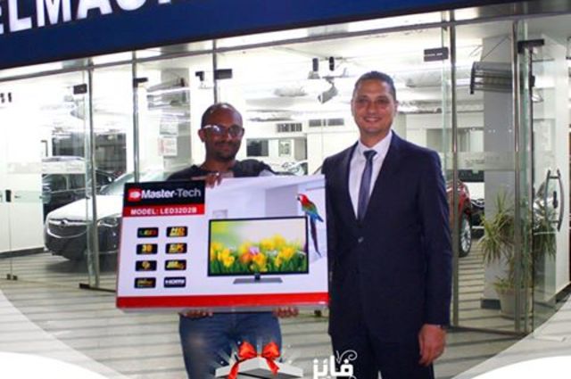 شاشات هدية من المصرية للسيارات للفائزين بمسابقات سبتمبر ونوفمبر