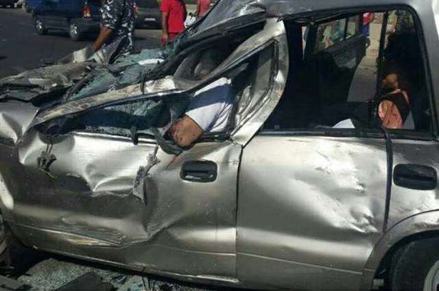 القاهرة تعاني من الزحام وحادث عنيف علي الأوتوستراد