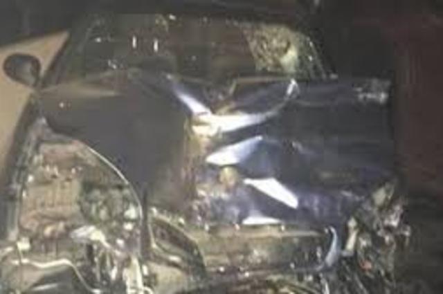 اصابات طفيفة لريهام سعيد في حادث سيارة