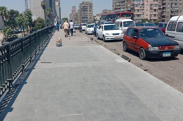 استمرار أعمال الصيانة الأخيرة في كوبري الجلاء قبل الافتتاح الرسمي