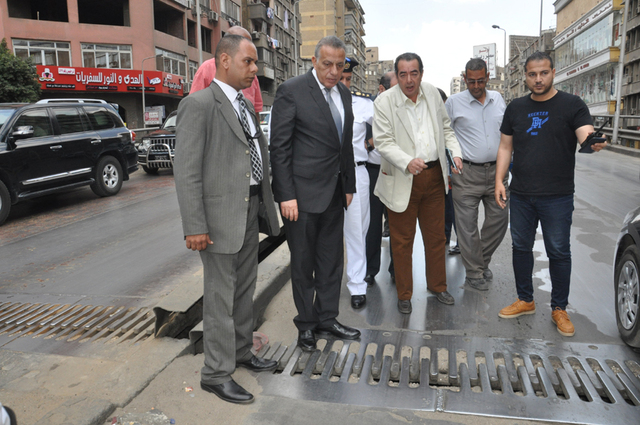 اليوم تغيير طبقة الايبوكس في كوبري الدقي